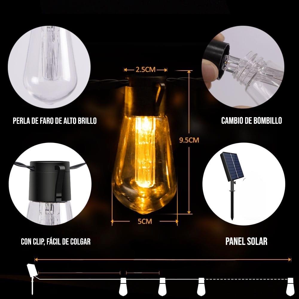 Guirnalda Ampolleta Solar