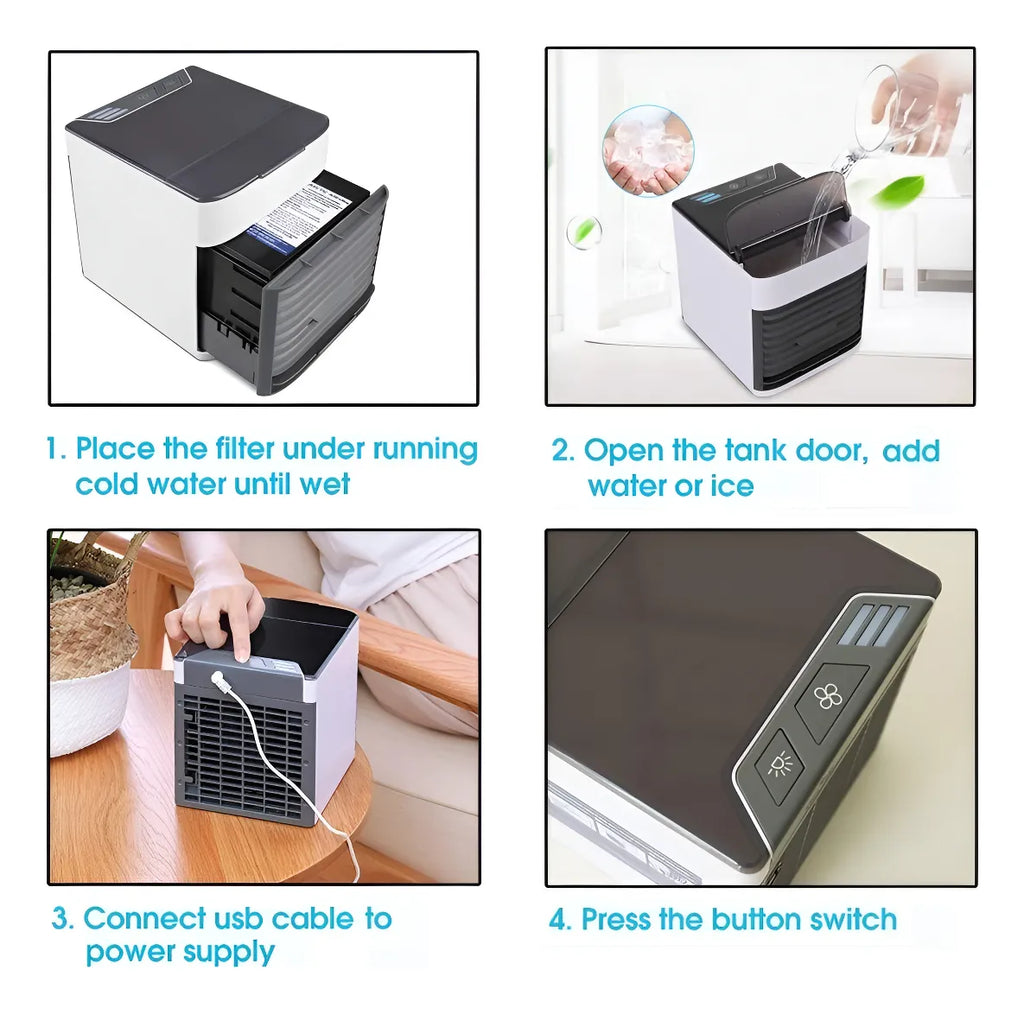 MINI AIRE ENFRIADOR PORTATIL