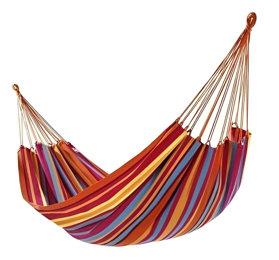 Hamaca Arcoiris De Algodon 2 Plaza
